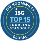 ISG top 15 sourcing standout Award