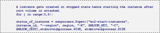 EC2 instance creation