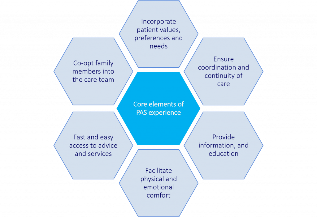 Core elements of designing the PAS experience
