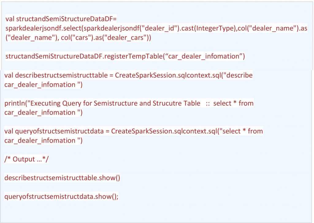 Keeping structured and semi-structured data together