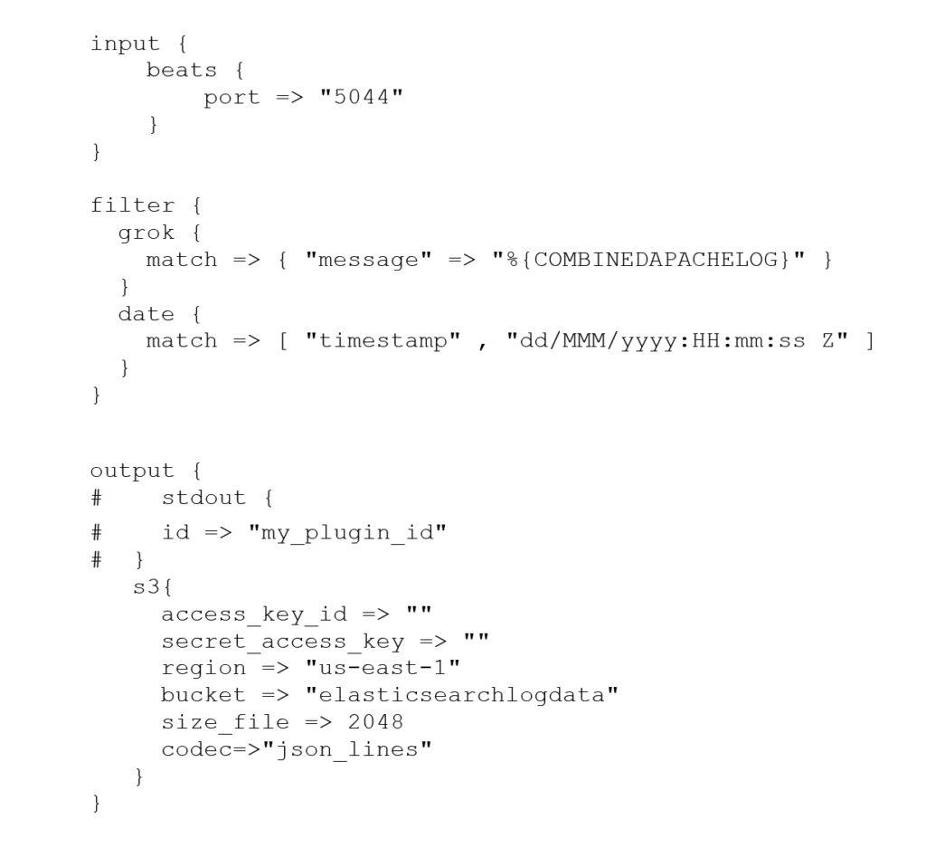 Setting up Logstash to push data into Snowflake