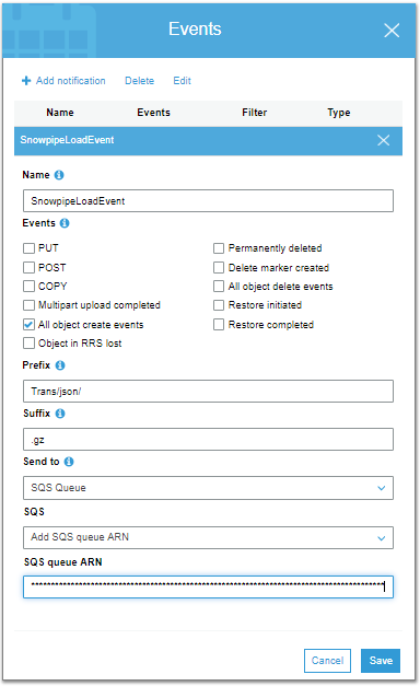Setting up Snowpipe to load data from S3 to Snowflake
