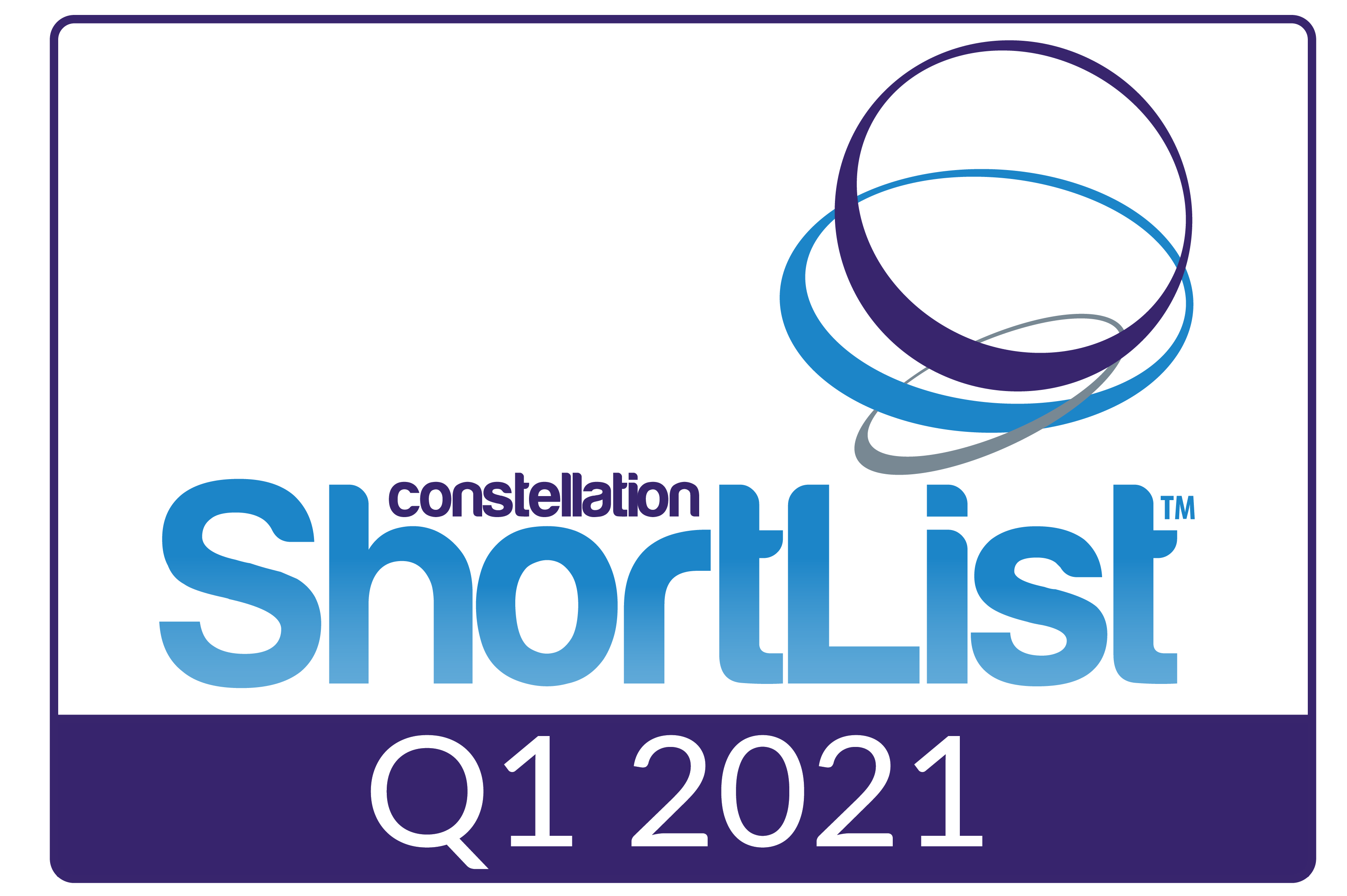 Badge - Constellation Research ShortList™ Q1 2021 Badge