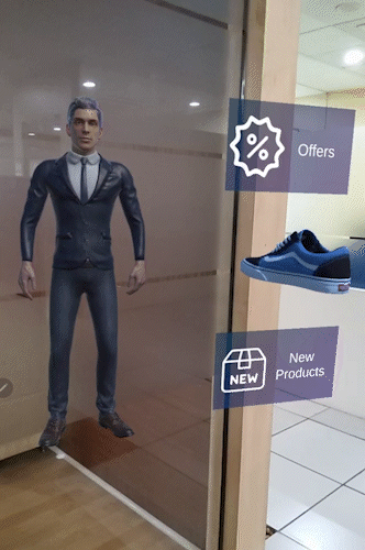 AR Experience using Geospatial Anchors
