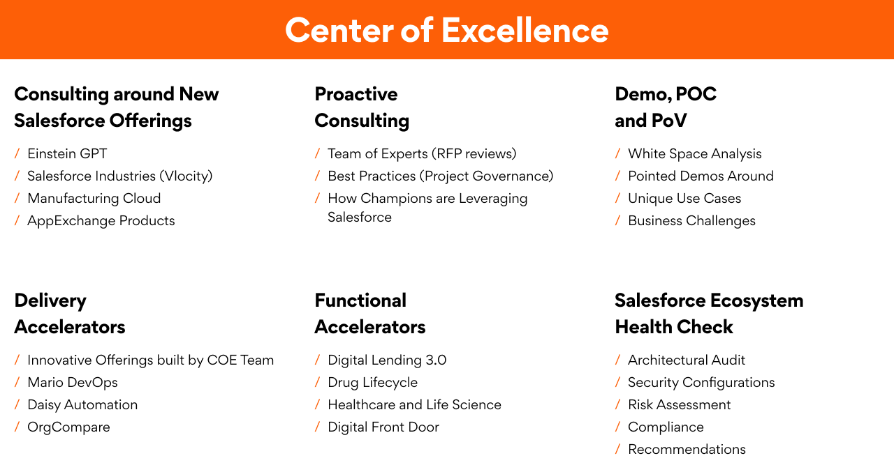 Center of Excellence
