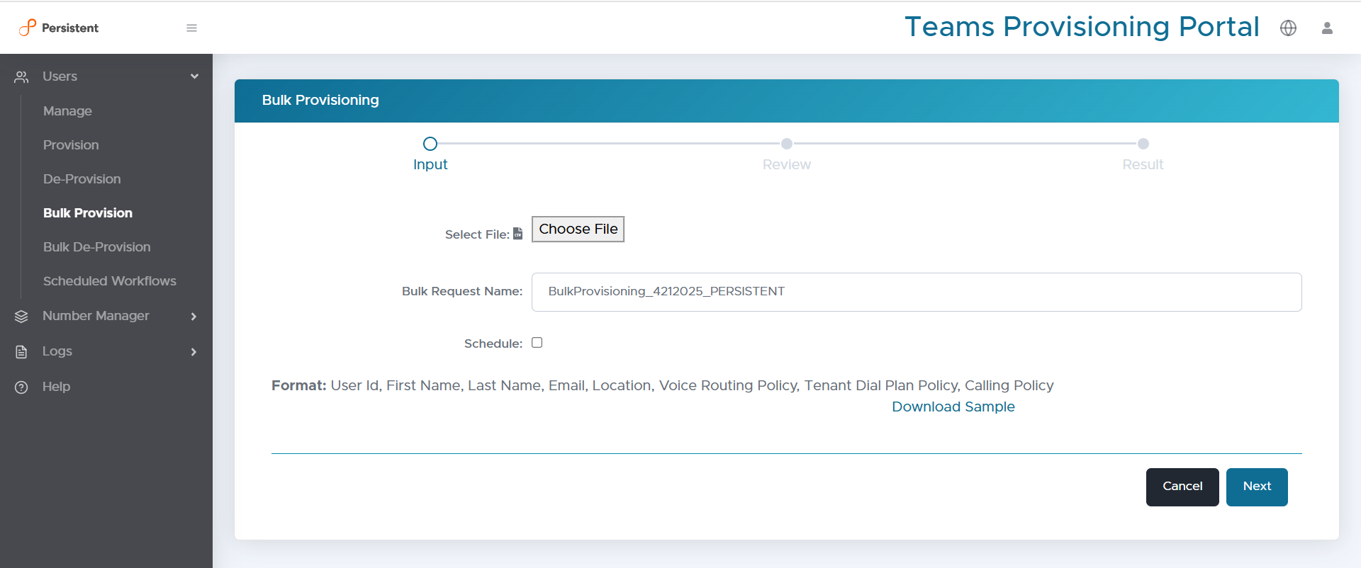 Automate on-boarding and off-boarding of Teams users