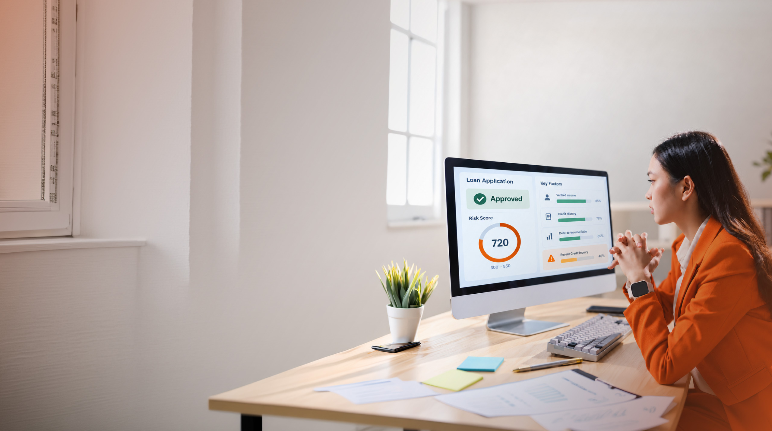 Agentic AI in lending workflow automating commercial and SMB credit operations